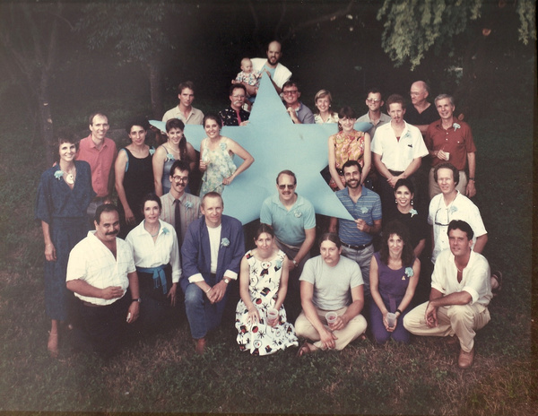 The Blue Star Exhibition artists, June 1986