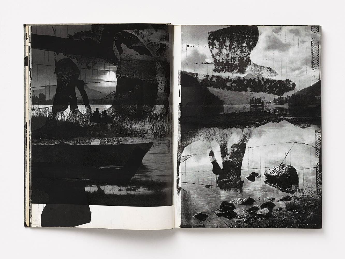Arturo Herrera, Set #1 Flüsse und Seen, 2012, Silkscreen and mixed media on paper, 26,8 x 20,2 x 1,2 cm, 3 of 12